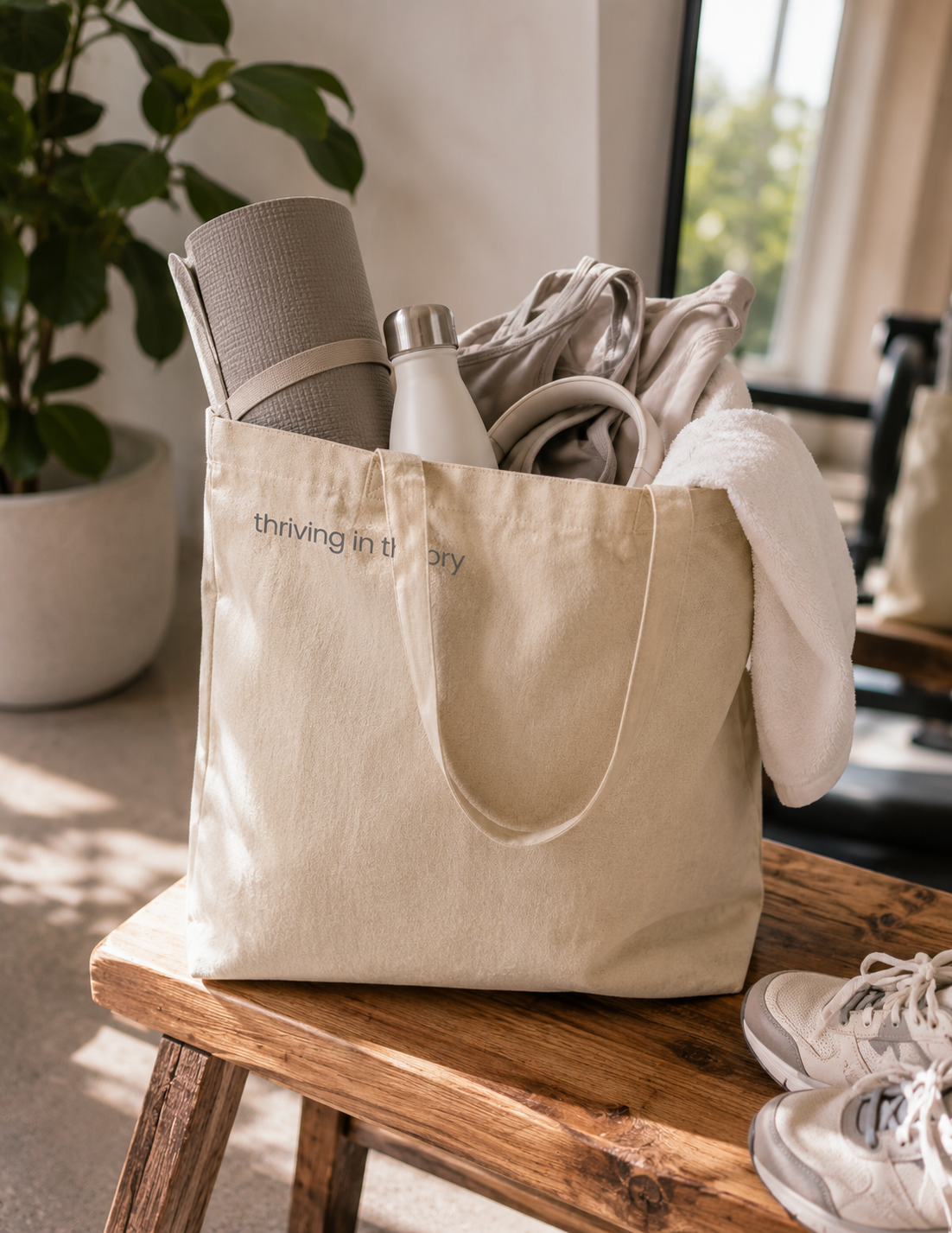 Thriving in Theory Canvas Tote