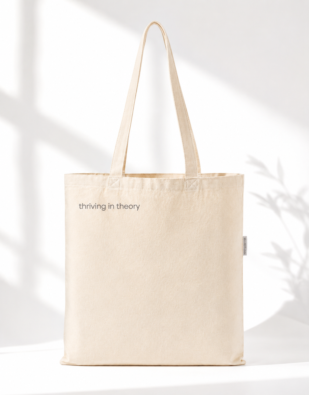 Thriving in Theory Canvas Tote