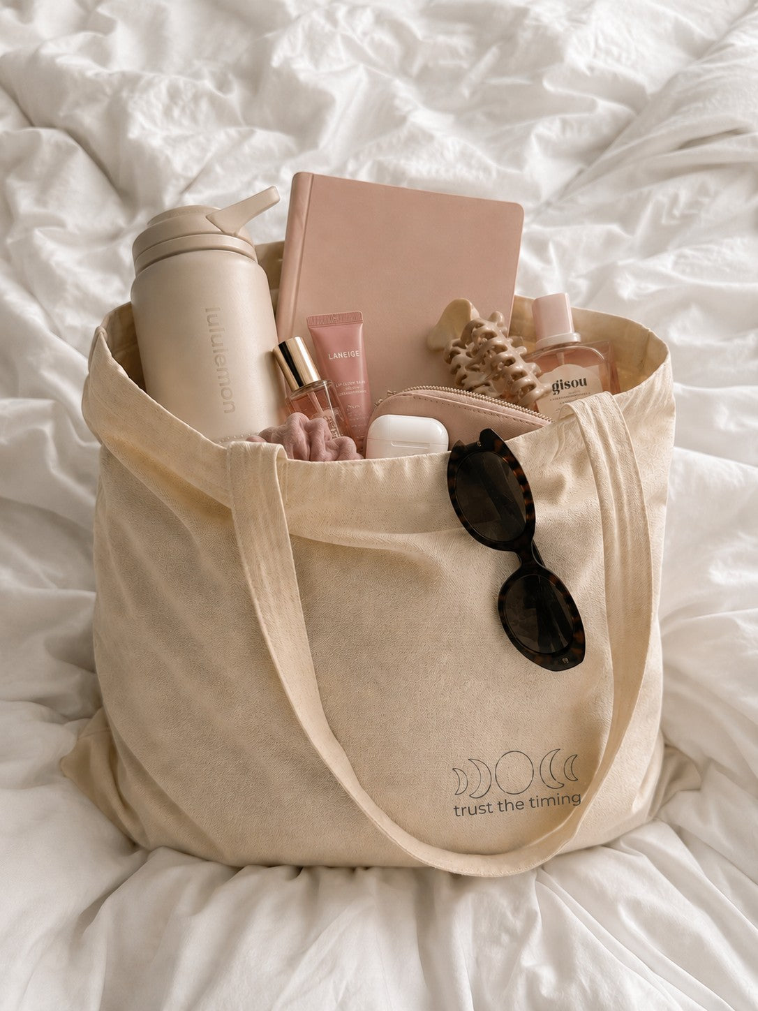 Trust the Timing Canvas Tote